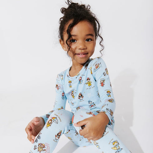 goodnight-world-bamboo-kids-pajamas-bellabu-bear - Sophia's Style -6